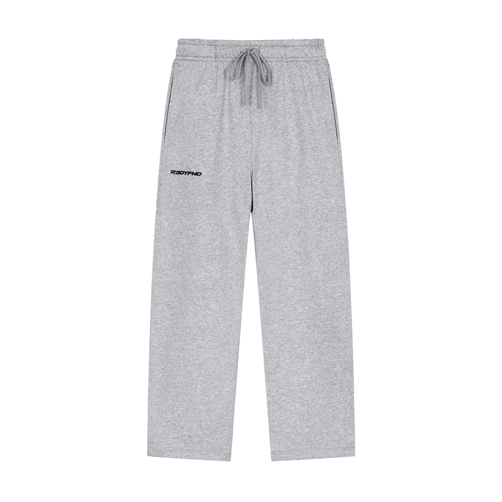 R3DYFND | Black Logo Essential Joggers