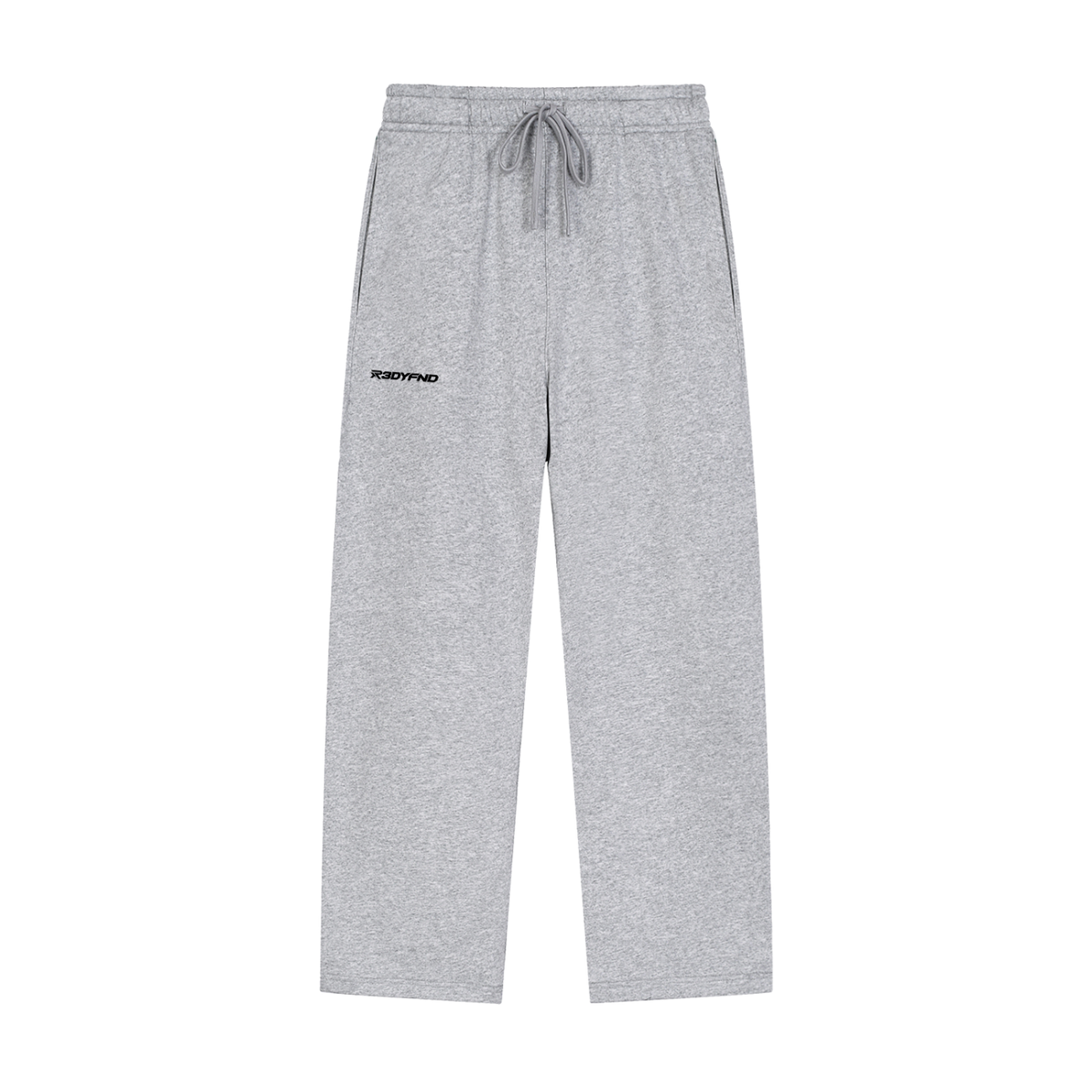 R3DYFND | Black Logo Essential Joggers