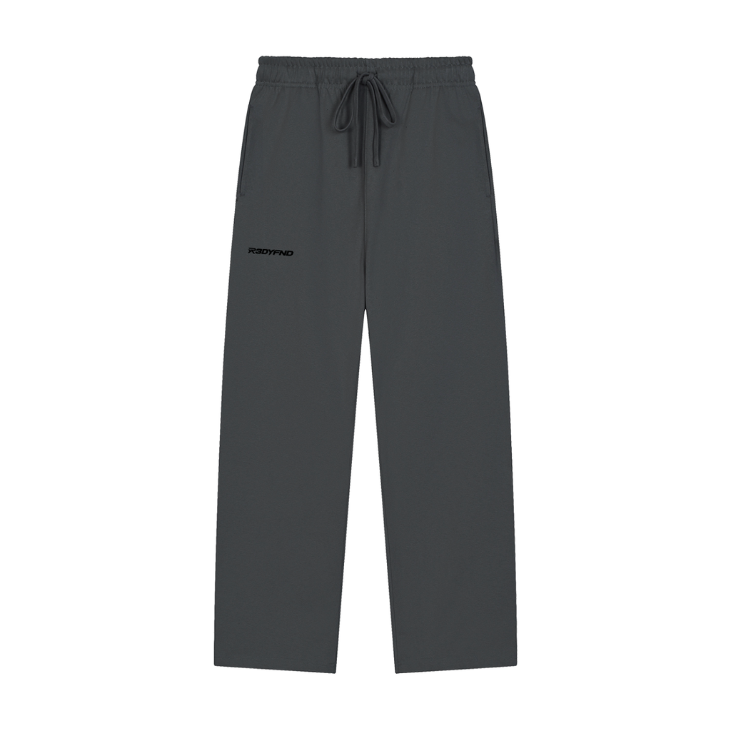 R3DYFND | Black Logo Essential Joggers